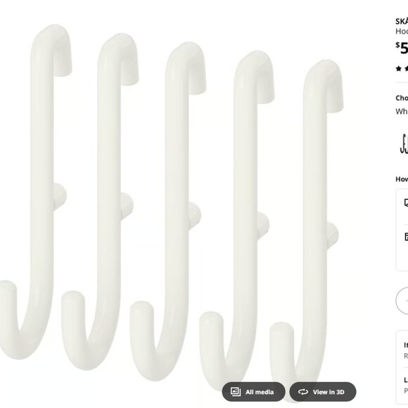 Ikea SKÅDIS Pegboard $100 bundle with FREE Items and extra accessories - Picture 3 of 11